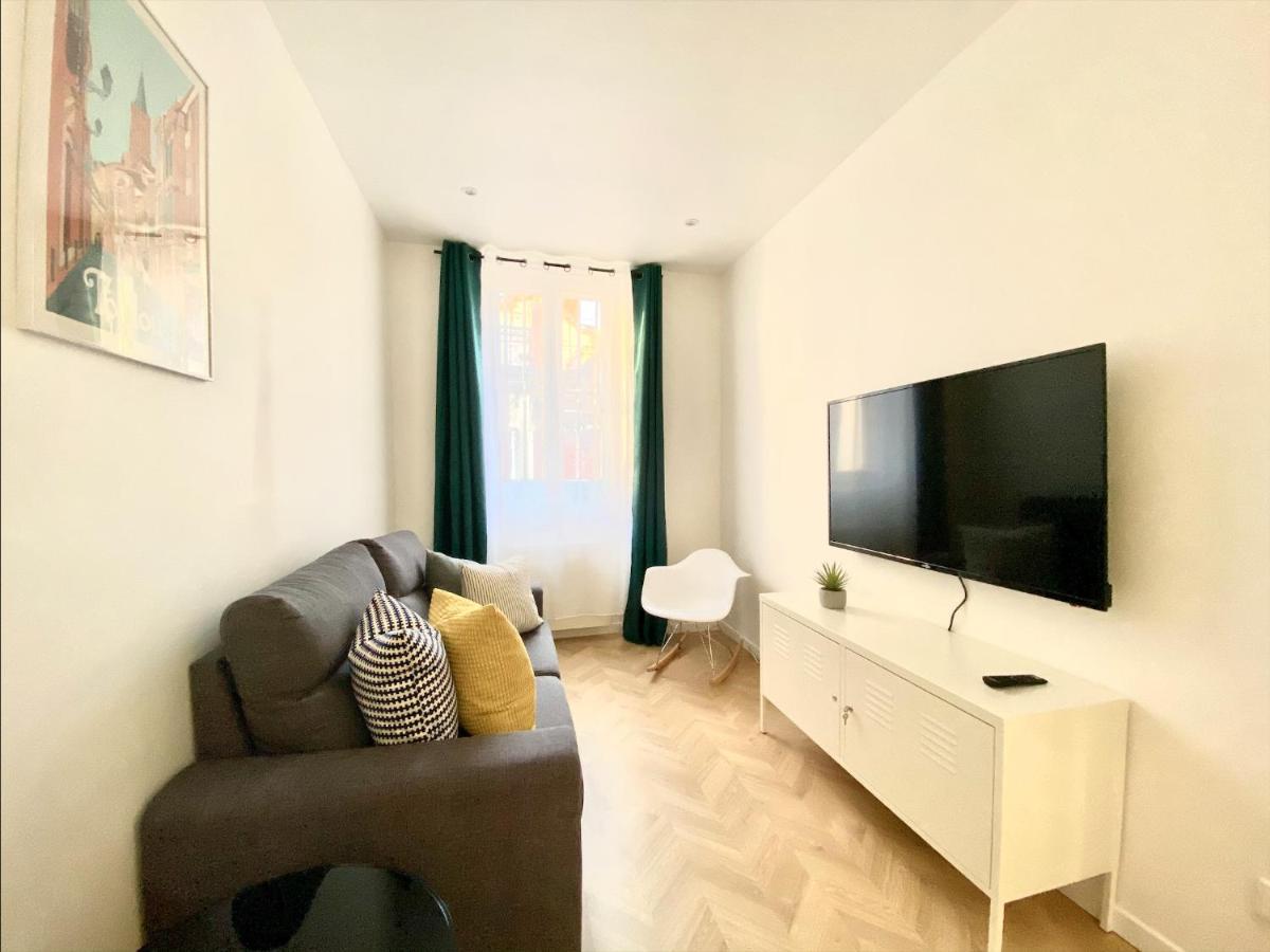 L'Escapade - Appartement Avec Chambre & Parking - Toulouse Centre ภายนอก รูปภาพ